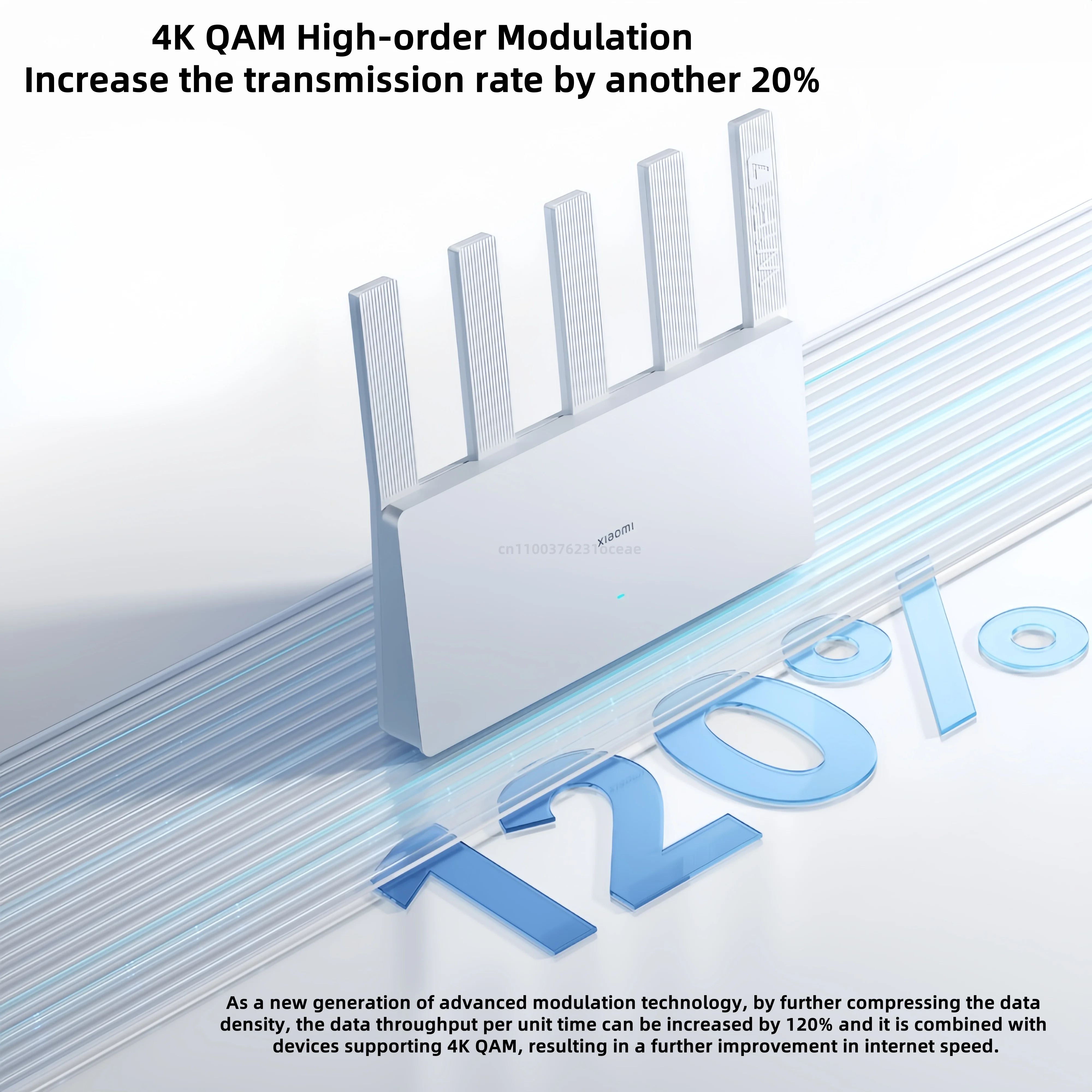 XIAOMI Router BE5000 WiFi 7 5011Mbps 2.4G/2.5GHz Network Port 512MB Memory Dual Broadband Access Network Security Protection CN