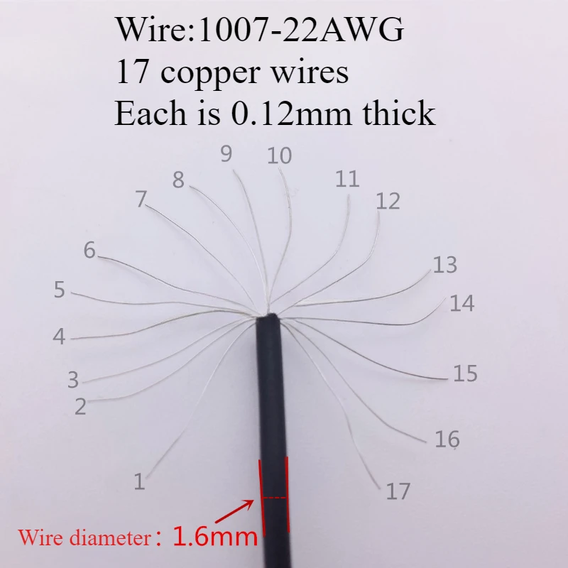 5-100Pcs/lot 1P/2P Dupont 2.54mm to Spring Terminal Wire 2.8mm/4.8mm switch line socket connector wire length 30cm/35cm 22AWG