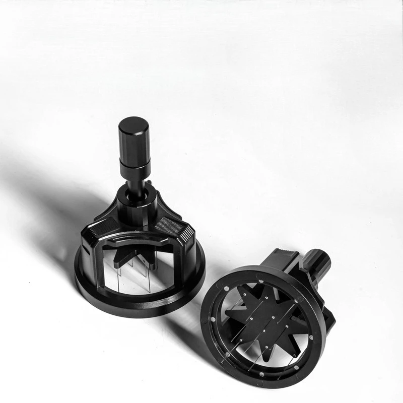 

Adjustable Self Leveling Espresso Tamper 51mm 58mm 54mm Calibrated Rotating Coffee Distributor & Tamper Tool for Barista Black