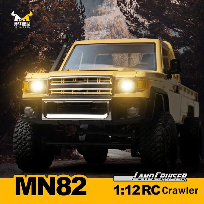 1:12 MN نموذج MN82 RC سيارة 2.4G RTR الإصدار 4WD 280 المحرك النسبي على الطرق الوعرة التحكم عن بعد الزاحف لعب للأولاد الهدايا