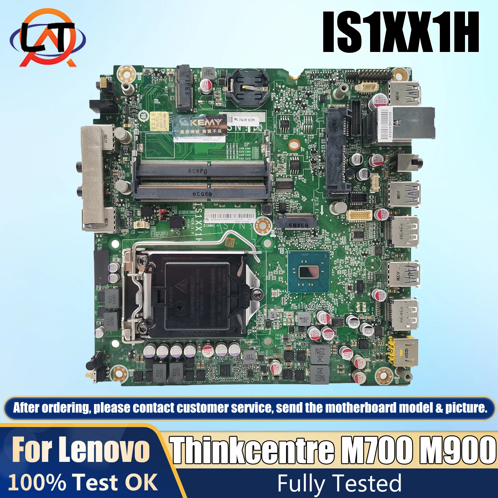 

IS1XX1H Mainboard For Lenovo Thinkcentre 150 M700 M900 DDR4 FRU:00XG194 Motherboard Fully Tested OK