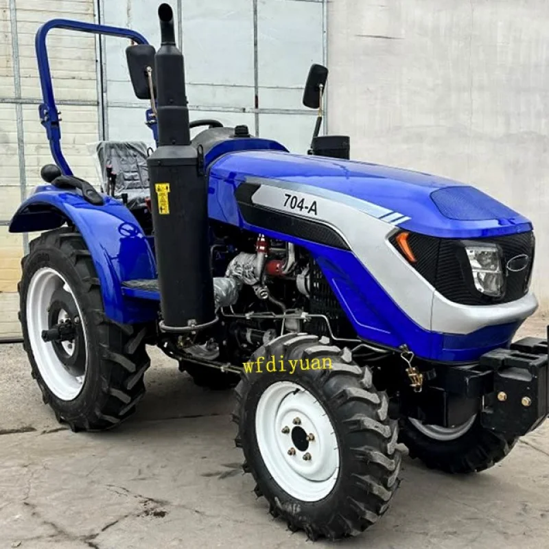 china：4x4 70hp farm agriculture tractor diesel Engine traktor agricola trator diyuan tractor