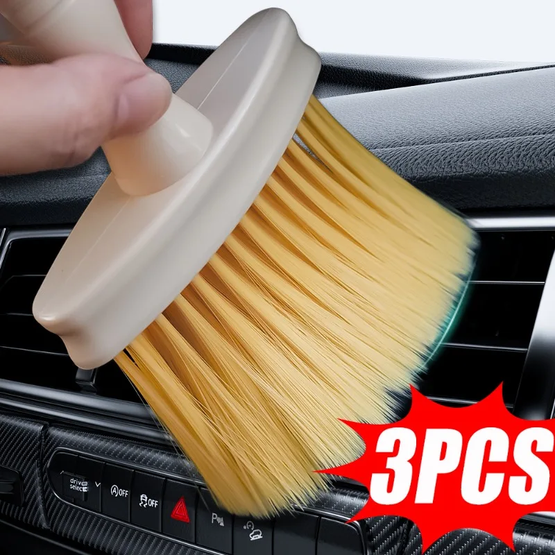 

Universal Car Home Auto Air Vent Cleaning Dusting Brush Clean Tool Cars Crevice Dusting Autos Beauty Automotive Accessories