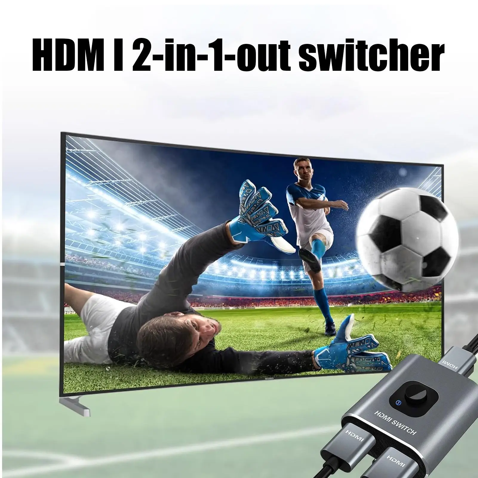 디스플레이 스플리터 2인 1아웃 어댑터 커넥터 플러그 앤 플레이 디스플레이 포트 스플리터 PC 노트북 모니터 TV 홈 워크 스튜디오용