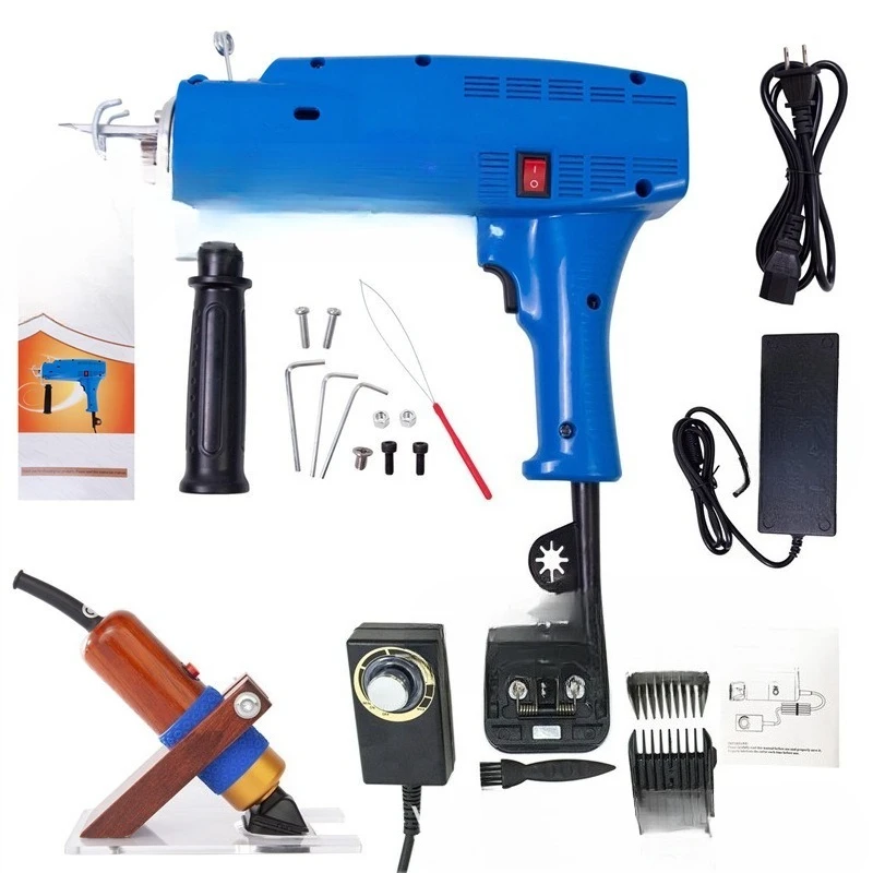 2-in-1 all-inclusive, digital display carpet knitting gun, electric needle tufting gun