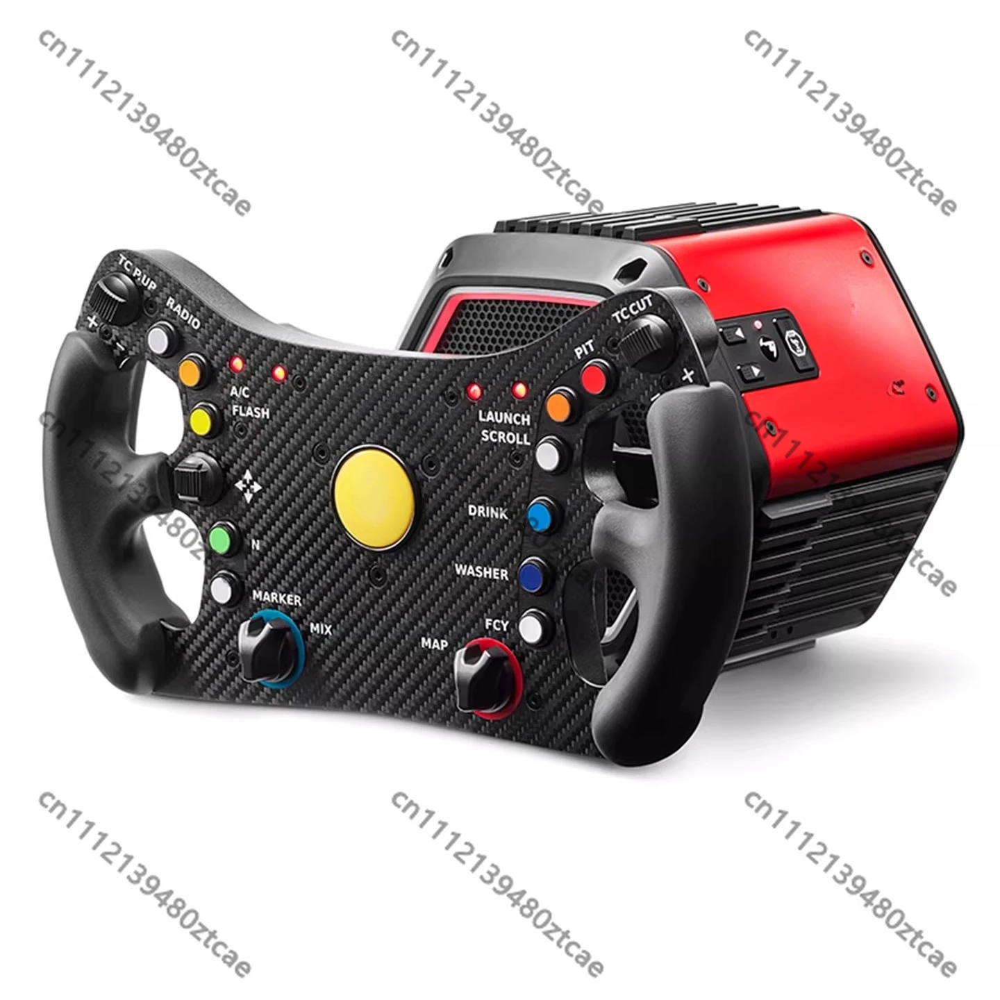High Performance Direct Drive Force Feedback Racing Steering Wheel Bundle with 10Nm Torque for PC Simulation Gaming