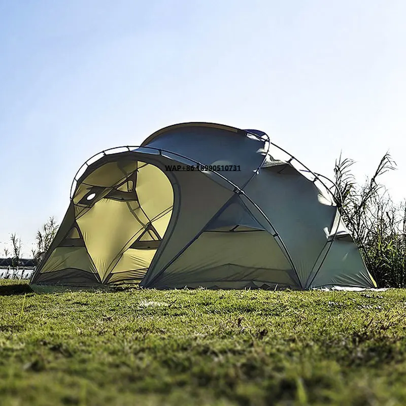 

Lightweight Outdoor Camping Hemispherical Tent Large Space Weatherproof Shade Spherical Dome Tent