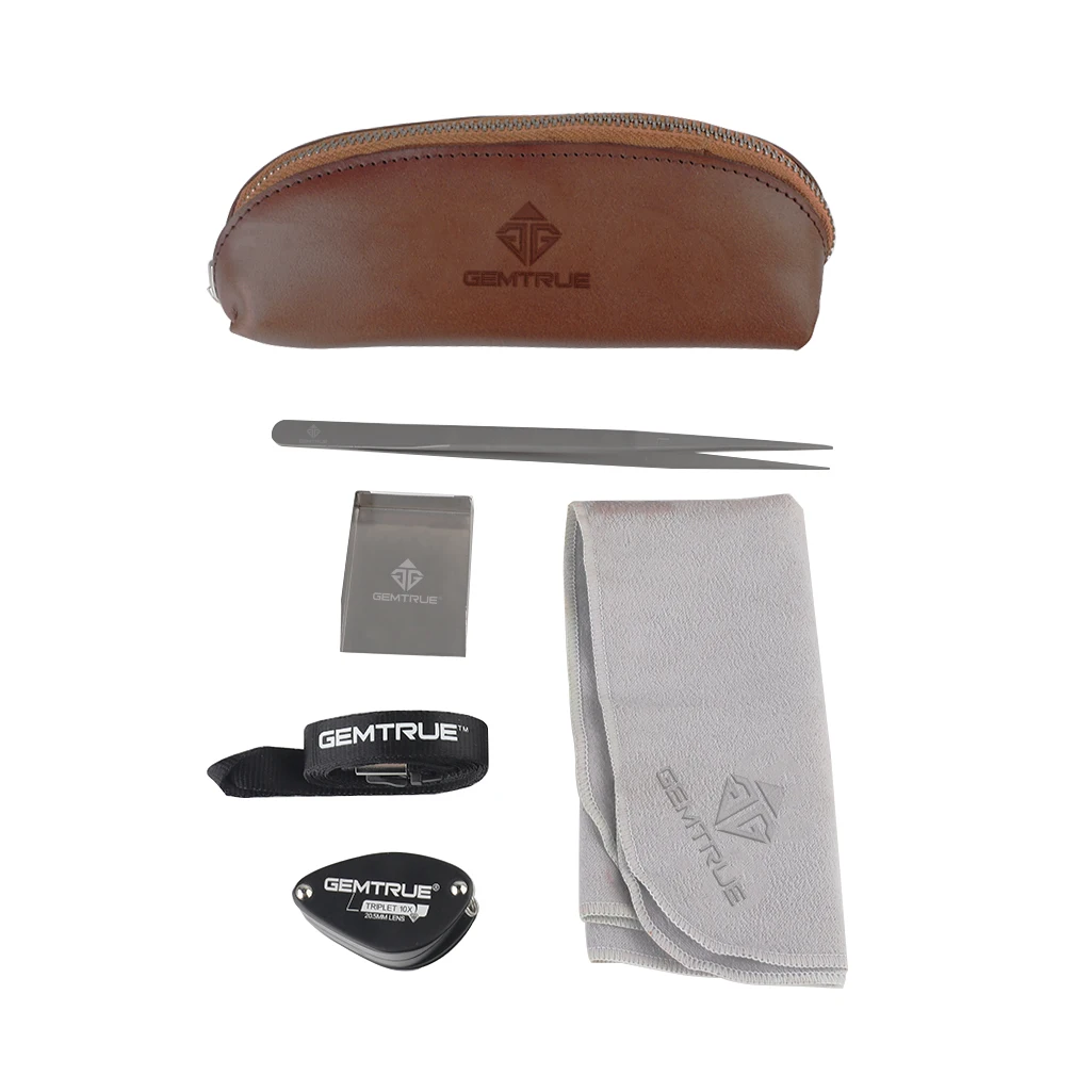 Professional Diamond Trading Tool Kit DK924 All Basic Necessary Tools With Convenient Zipper Pouch For Gem Experts
