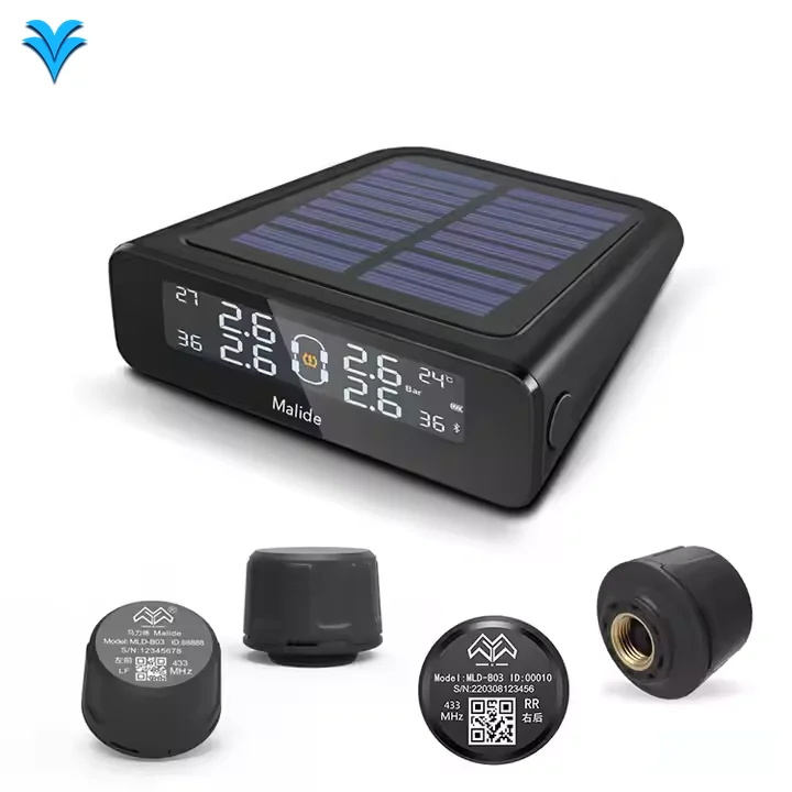 

Source Factory Solar Tire Pressure Monitor External Sensor Small Size Digital Display Tire Pressure Monitor