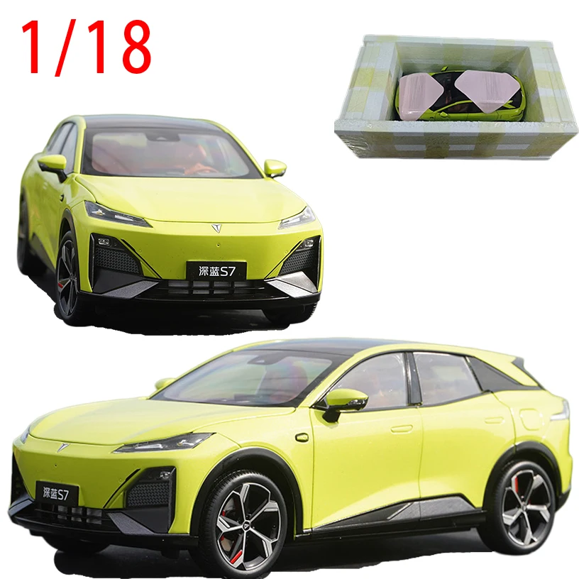 

Оригинальная заводская литая модель автомобиля Changan Deepal S7 New Energy SUV в масштабе 1:18, из сплава, для мальчиков, коллекционная, без коробки