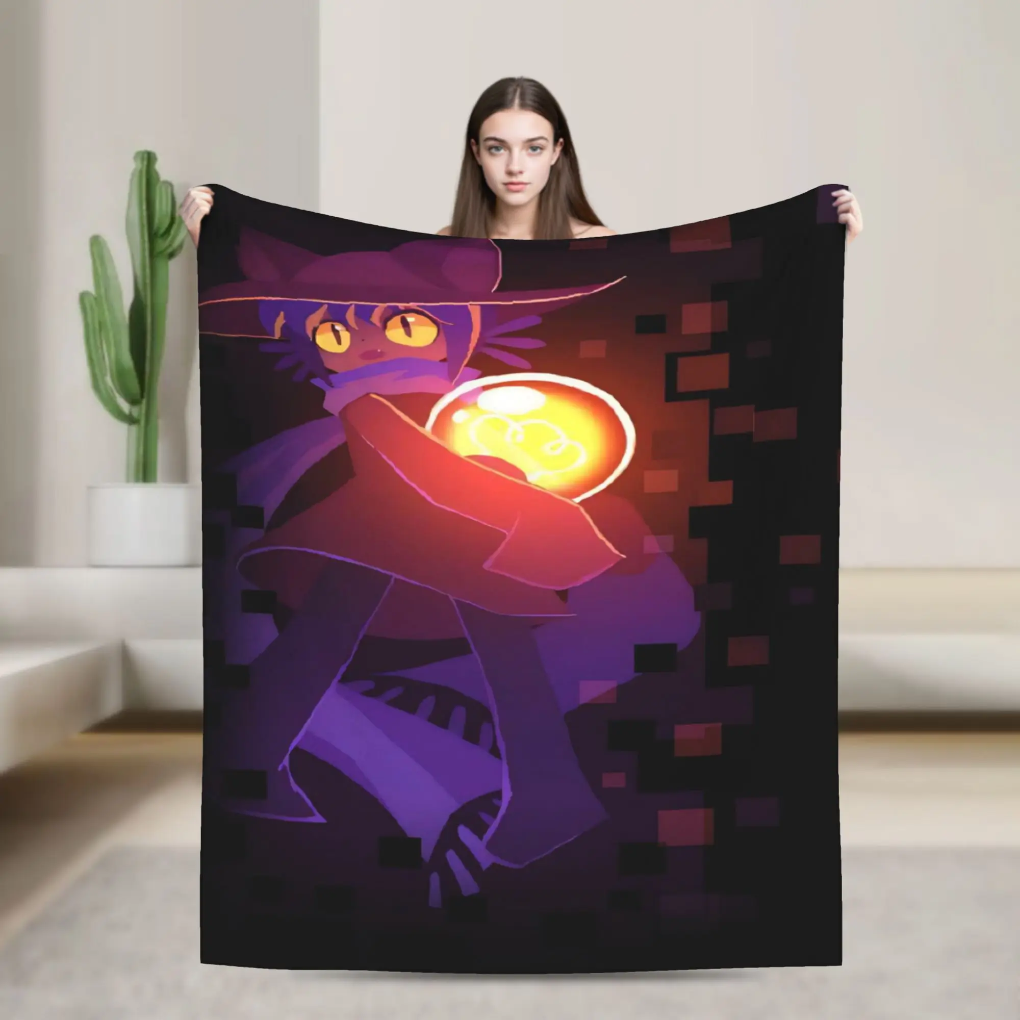 OneShots Niko Printed Blanket For Men Women Ultra Soft  Throw Blankets for Couch 50x60 Inches Multiple Sizes