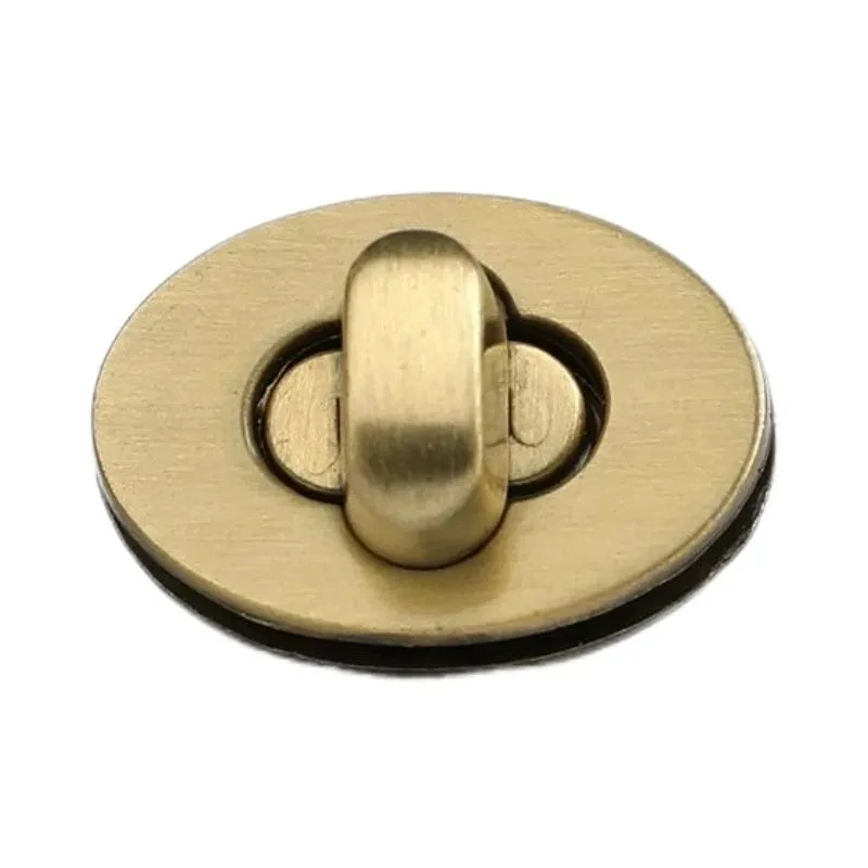 Bag Lock Oval Shape Turn Lock Closure Clasp Buckle Alloy Plating Leather Craft Women Bag Parts Purse Accessories
