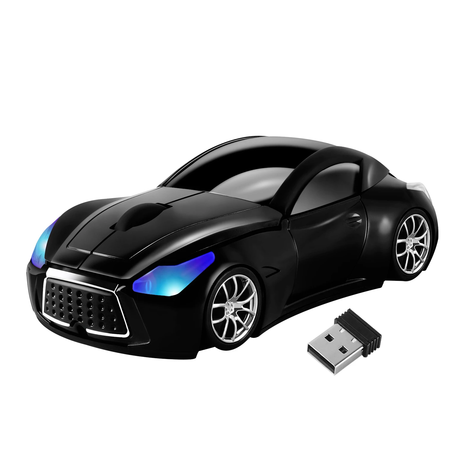 2.4G Wireless Mouse Creative Mini lnfiniti Sports Car Design Ergonomic Optical Mause Portable USB Gamer Gift Mice For PC Laptop