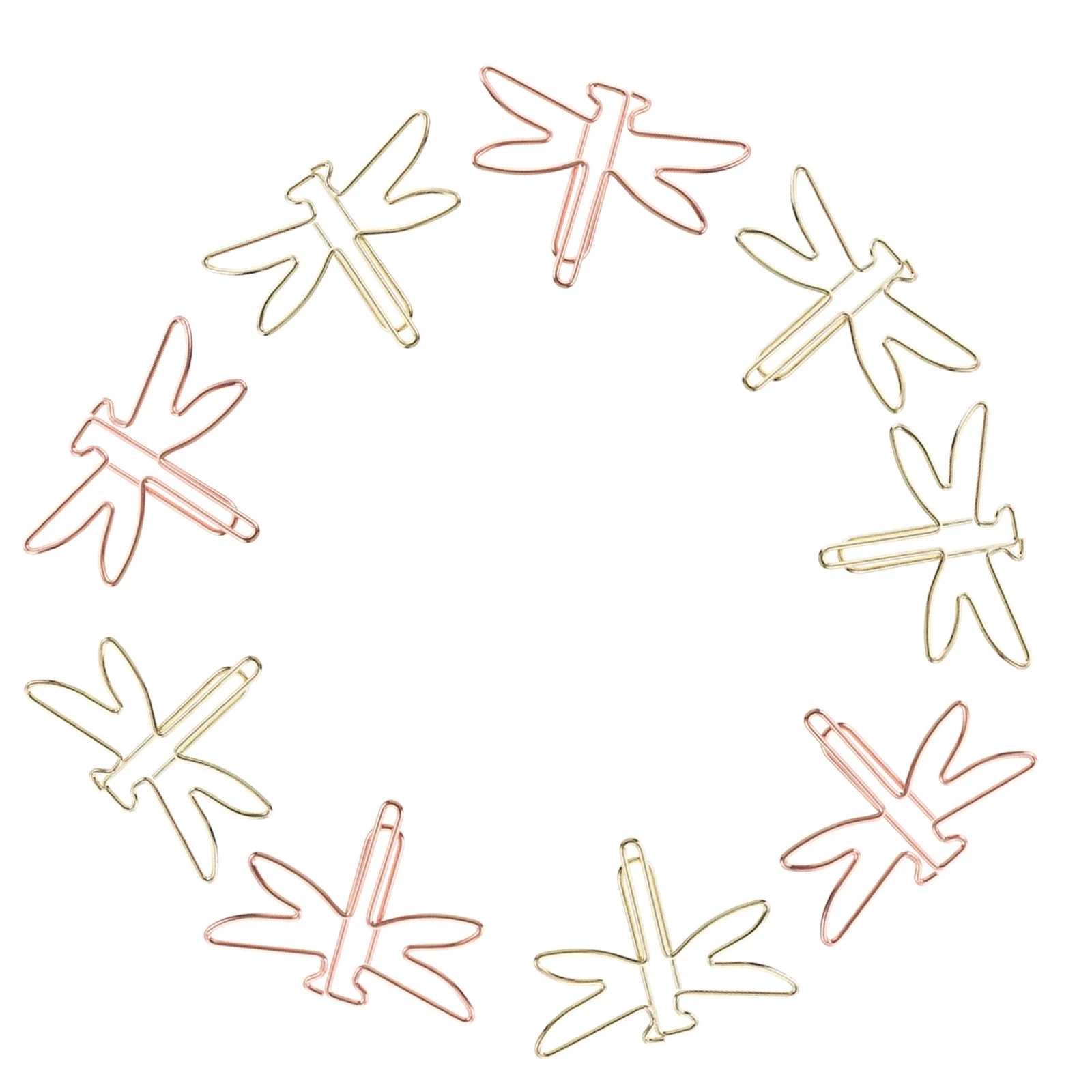 

20pcs Insect Paper Clips Cute Cartoon Shaped Metal Bookmark Clips For Office School Supplies Document Filing Stationery Small