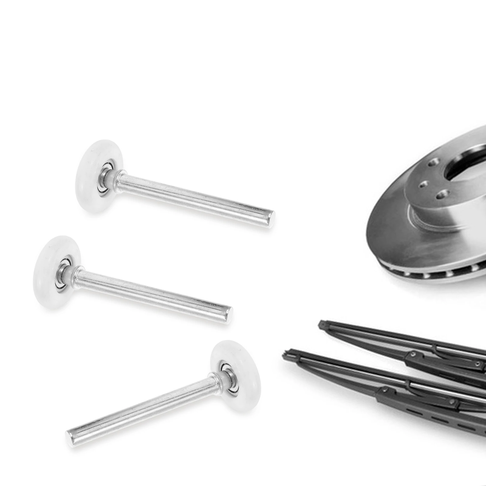 

12pcs Sliding Pulley Roller Garage Replacement Durable Metal Wheels Smooth Operation Easy Installation Door Track Pulley Gate