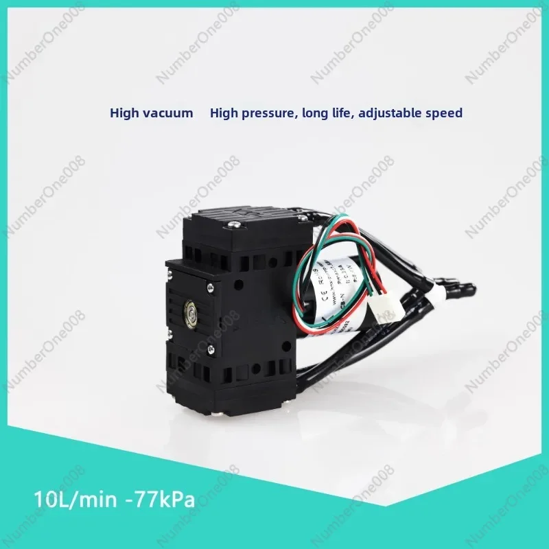 0.5~ 10L/min High Vacuum Micro Diaphragm Pump Brushless Speed Regulation Long Life Air Pump Negative Pressure Pump