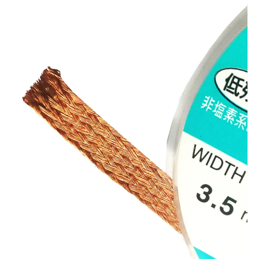 

GOOT Desoldering Wick 1Pcs Low Residue Tin Removal with Braided Copper Wire for Mobile Phone Motherboard Repair CP Series