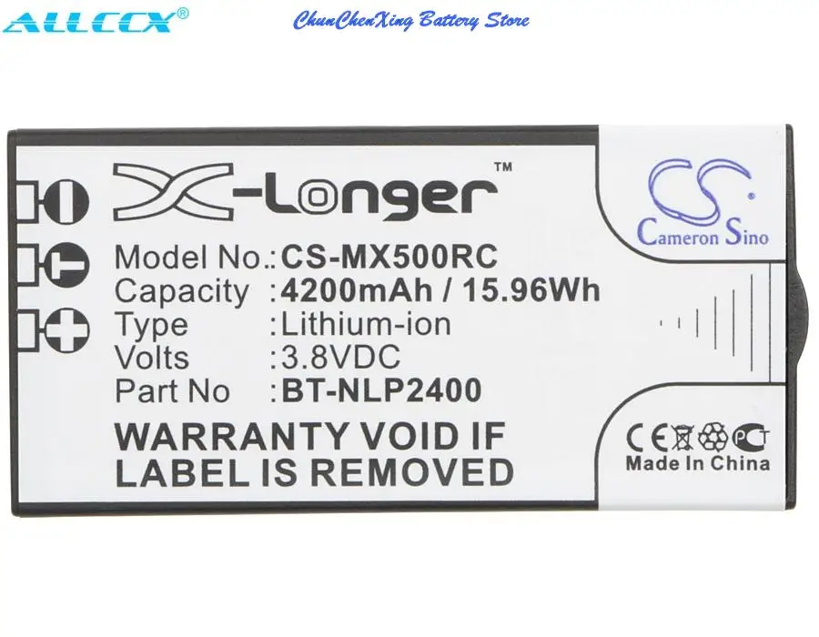 

Cameron Sino 4200mAh Battery BT-NLP2400, NC1110 for Universal MX-5000