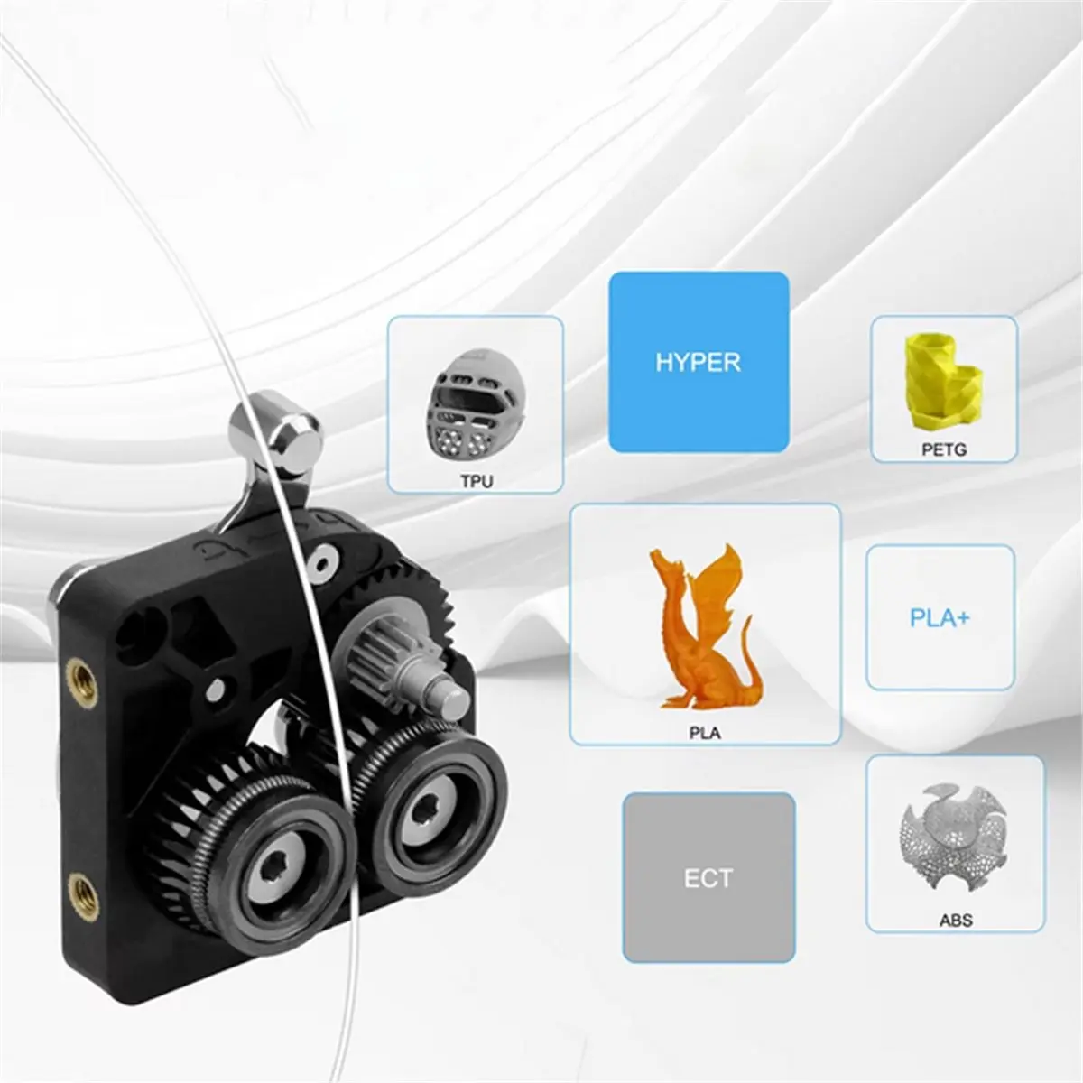 4Pcs Upgrade Extrud…