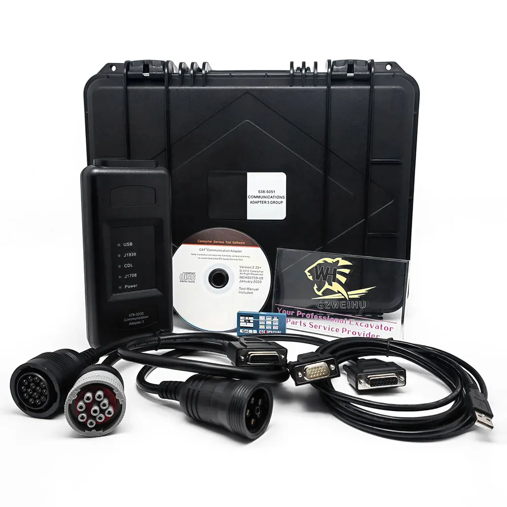 CAT Engine Diagnostic Tool Communication Adapter ET4 478-0235 538-5051 for Caterpillar Engine Diagnostic Tool