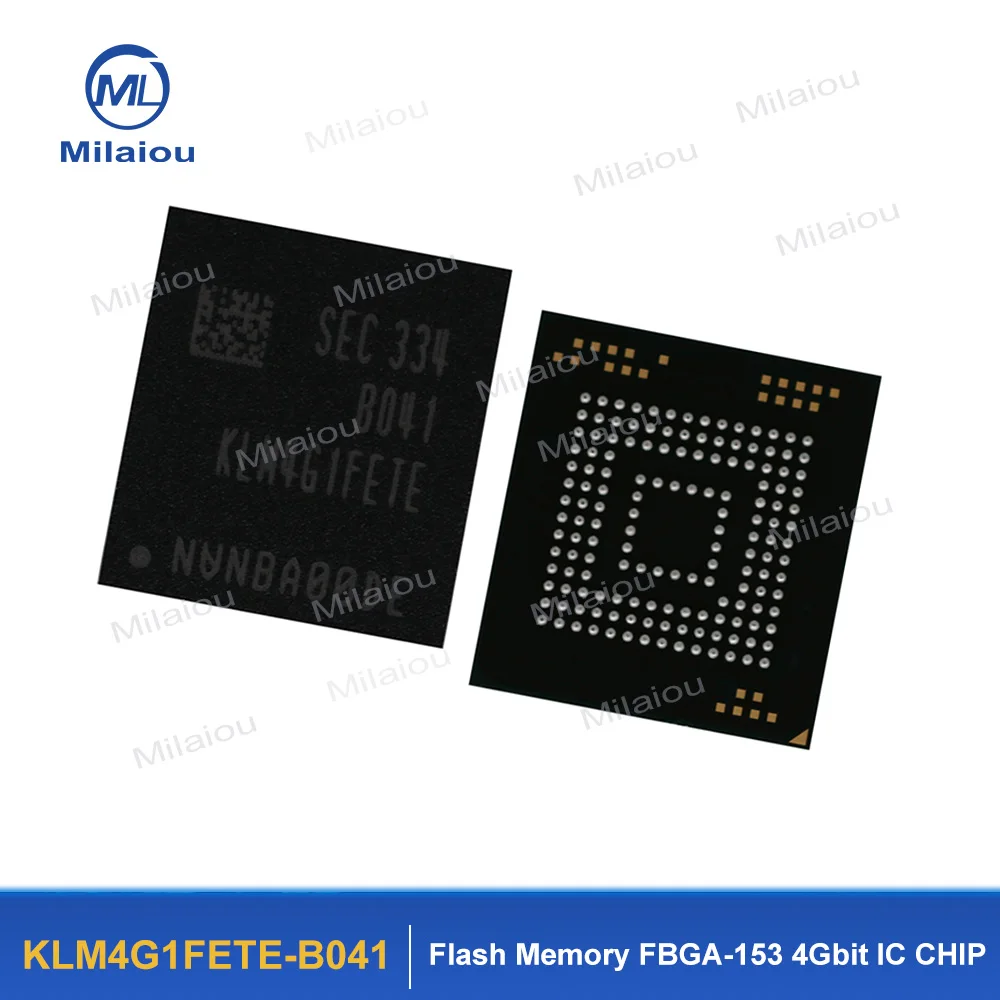 

IC Chip Flash Memory KLM4G1FETE-B041 FBGA-153 4GB eMMC Brand New