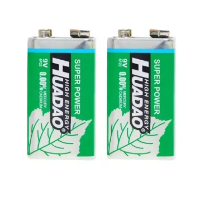 6F22 9V 1100mAh Disposable Alkaline Battery, Microphone Multimeter, Toy Smoke Alarm, Walkie-Talkie Backup Battery, Thermometer