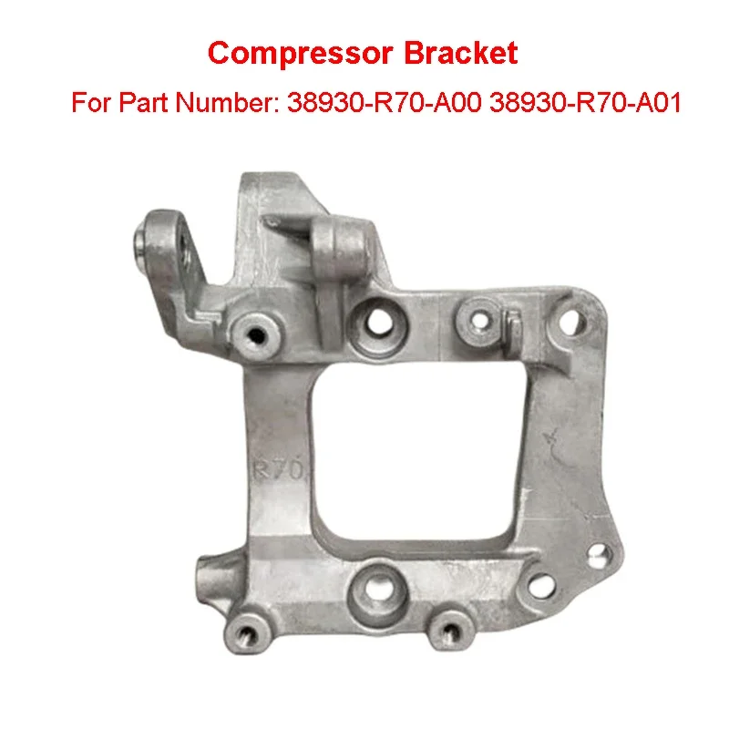 Car Grey Air Conditioning Compressor Bracket Parts For Honda Accord 3.5L 6 Cyl (V6) 2008 2009 2010 Auto Replacement Accessories