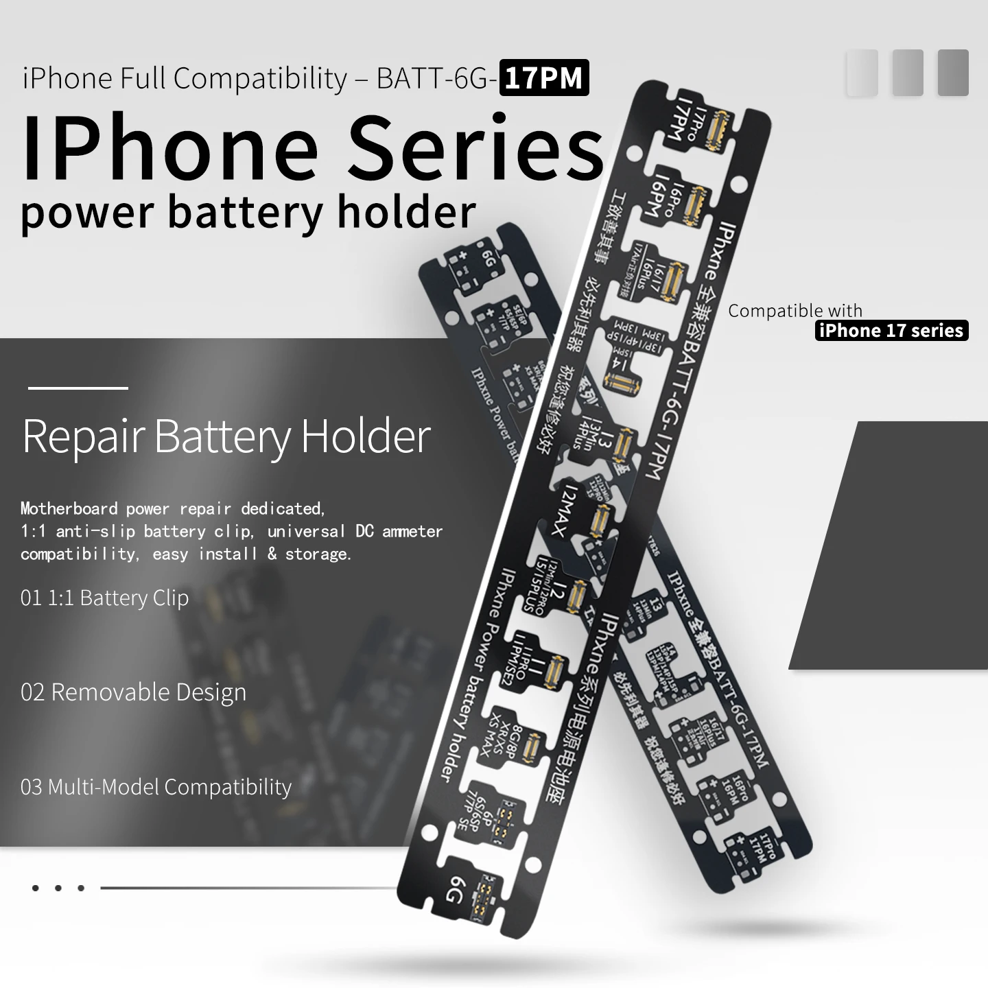 Battery Connect Buckle BATT-6G-17PM Power Boot Cable FPC Connector