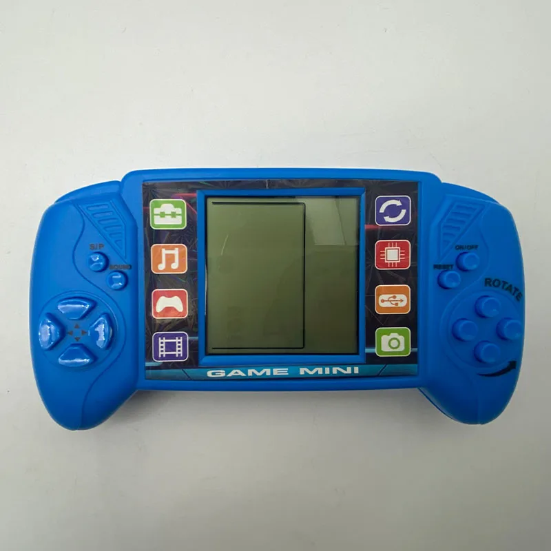 JOGO DE TIJOLO-Handheld Game Console, presente clássico da infância, tela grande, brinquedos eletrônicos, 1PC