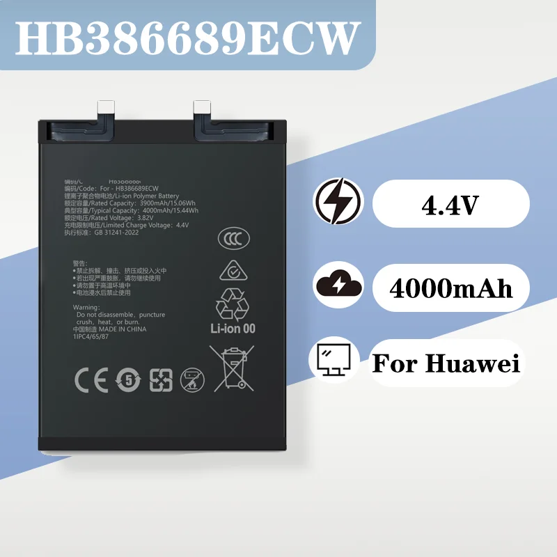 

4000mAh Large Capacity Battery 4.4V Compatible with Huawei Honor Magic2 Mobile Phone Replacement Electric Board