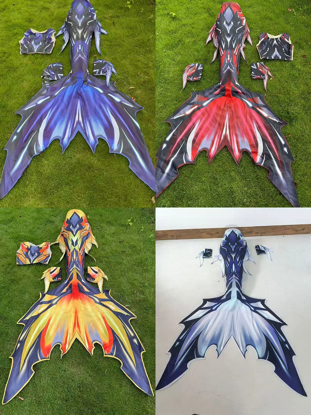 

Custom Mermaid Tail Swimsuit for Adults, Fantasy Mermaid Monofin Costume Performance Wear, Personalized Size