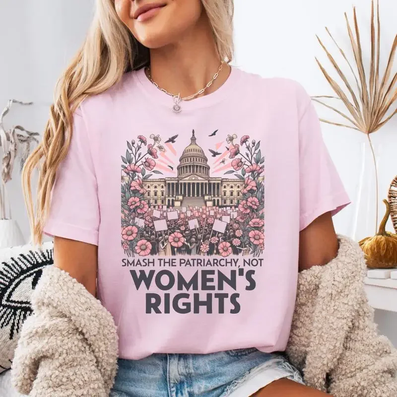 F The Patriarchy Feminist T Shirt Womens Rights Pro Choice Feminism Social Injustice Feminine Rage Womensclothing Anti Maga