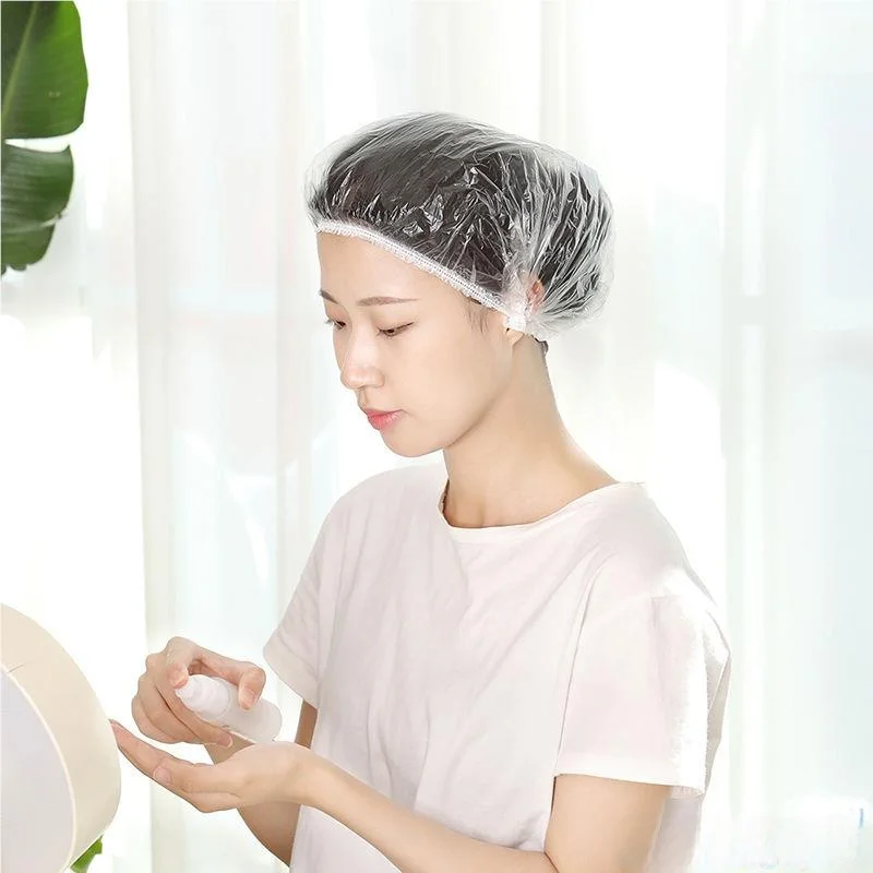 

Одноразовая пленка-шапочка для защиты волос для использования в салонах красоты, профессиональная шапочка для осветления волос, универсальная для ухода за волосами и...