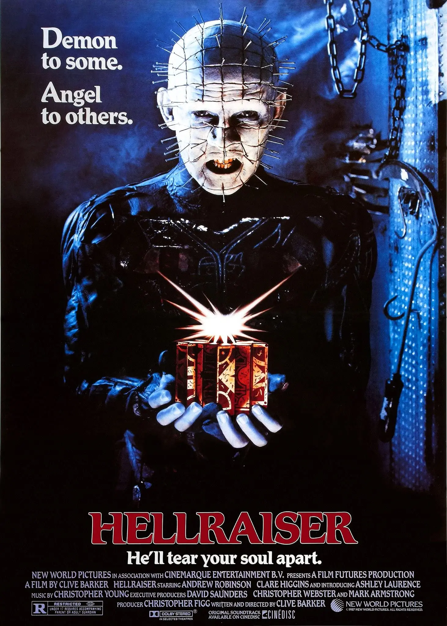 Reproduction Metal tin Sign 8X12 Hellraiser,Tin Metal Sign Wall Decor Fun Decoration for Home Kitchen Bar Room Garage Plaque