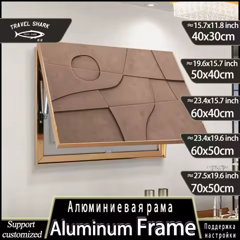 Decorative Painting Of Electric Meter Box Modern Design Vertical Home Living Room Hanging Mural Pictures Poster Photo With Frame