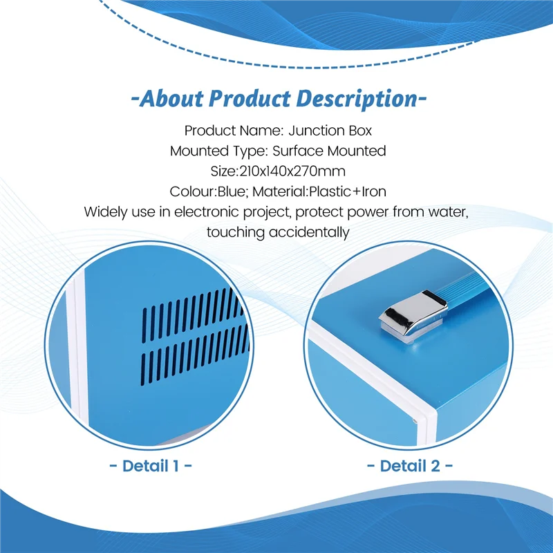 AB41-Outdoor Indoor Electronic Module Metal Instrument Housing Electronics Enclosure Box Junction Box Enclosure Project Case
