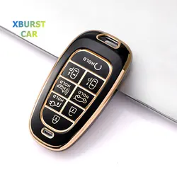 7/8 Buttons TPU Car Key Case Cover for Hyundai Sonata Sel Ev 6 Ev 8 IONIQ 5 NEXO Tucson Sonata 2020 Grandeur 2020 Sonata Limited