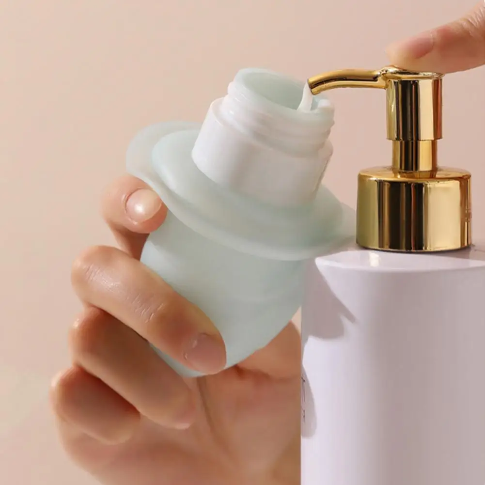 Portable Refillable Bottle Travel-sized Silicone Toiletries Bottles Set for Facial Cream Lotion Sunscreen Leak for On-the-go
