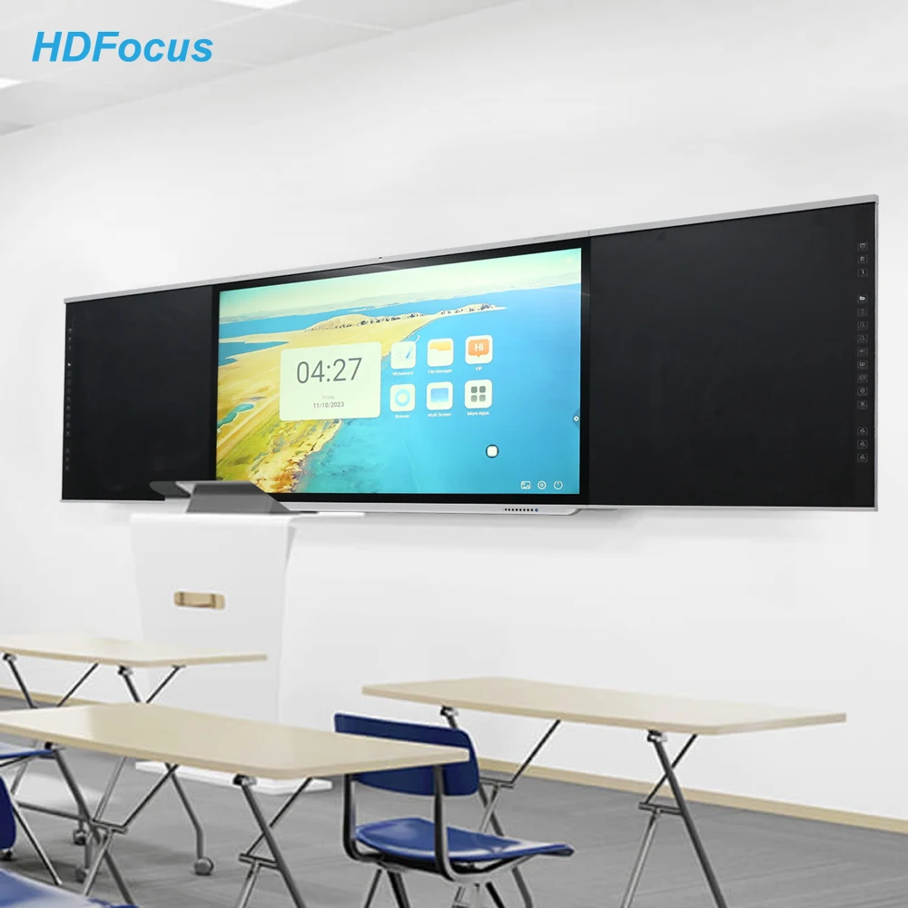 HDfocus-OEM Optical Bonding Blackboard Digital, Smart Blackboard, Android 13, Ops Win 11, Toque 4K