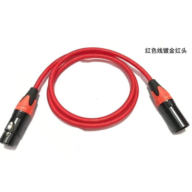 3‑Pin XLR Cable DMX512 Signal Cable Male to Female for Amplifier Stage Lighting Microphone Audio Connection