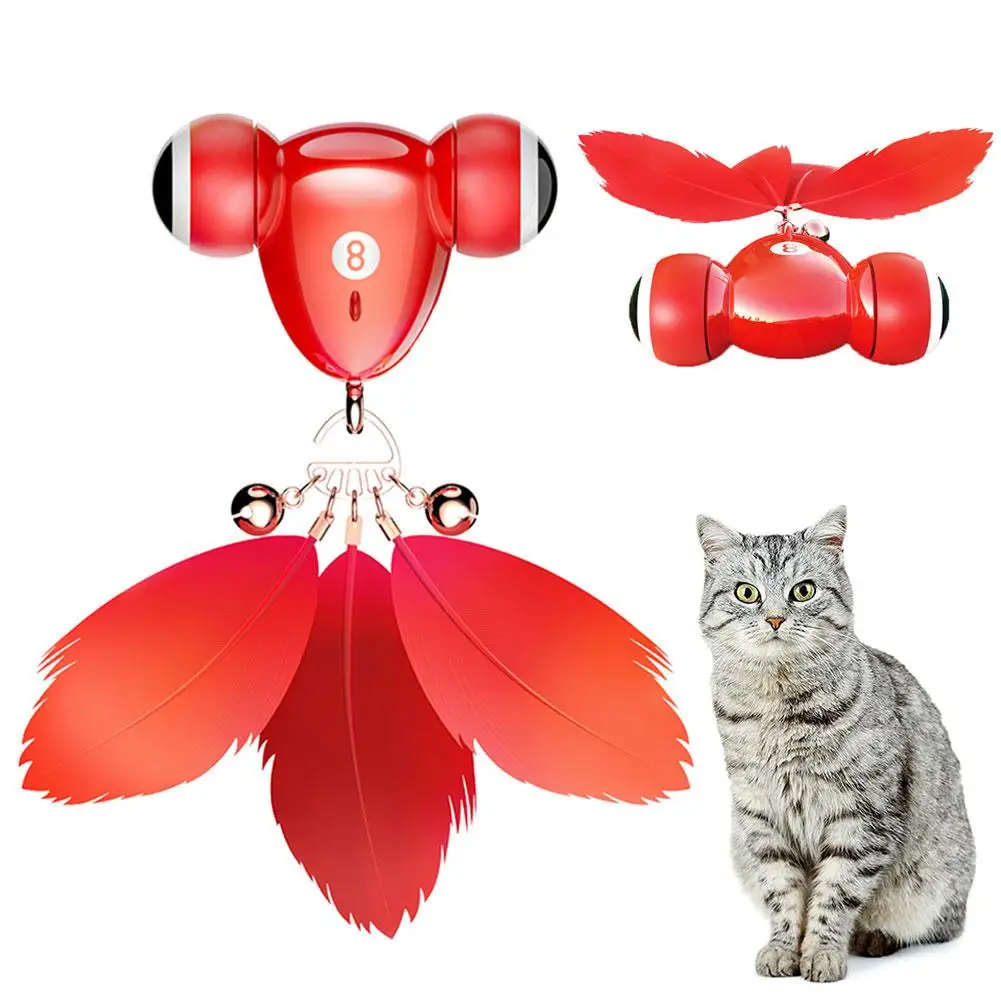 

Cat Toy Fully Automatic Intelligent Teasing Cat Small Toy Smart Micro Pet Charging Artifact Self Hi Toy Goldfish F4A5