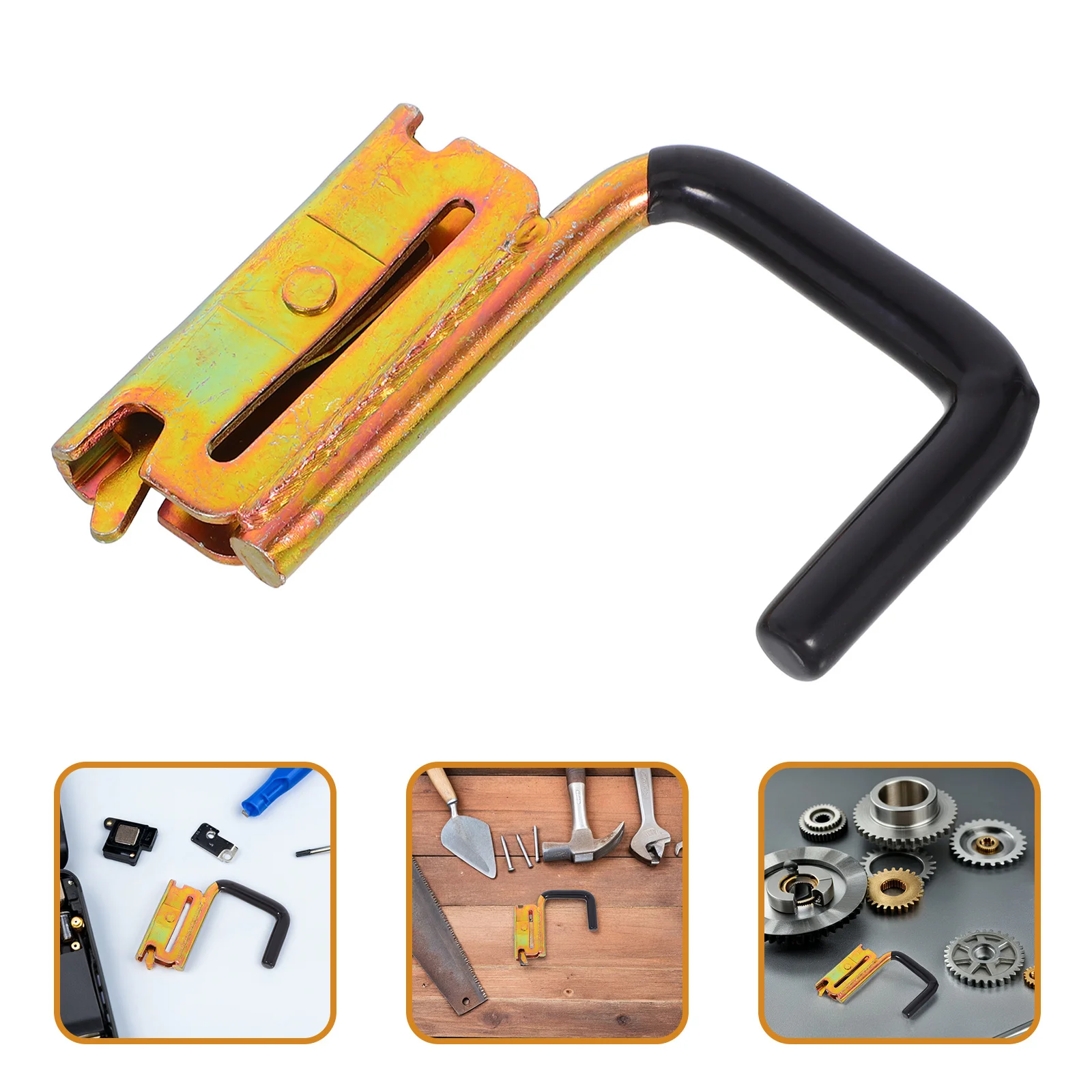 

Durable Fixed Hook Iron Spring Clip Coated for Enclosed Trailer Truck Cargo Tie Down Accessories Track J Hooks