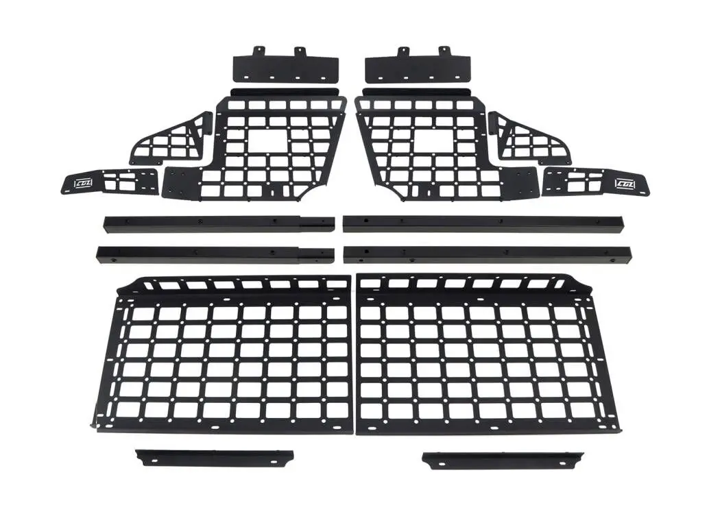 For Toyota Land Cruiser Prado J150 2010-2021 Modular Storage Molle Panel Shelf Window Shelf Rear Trunk Debris