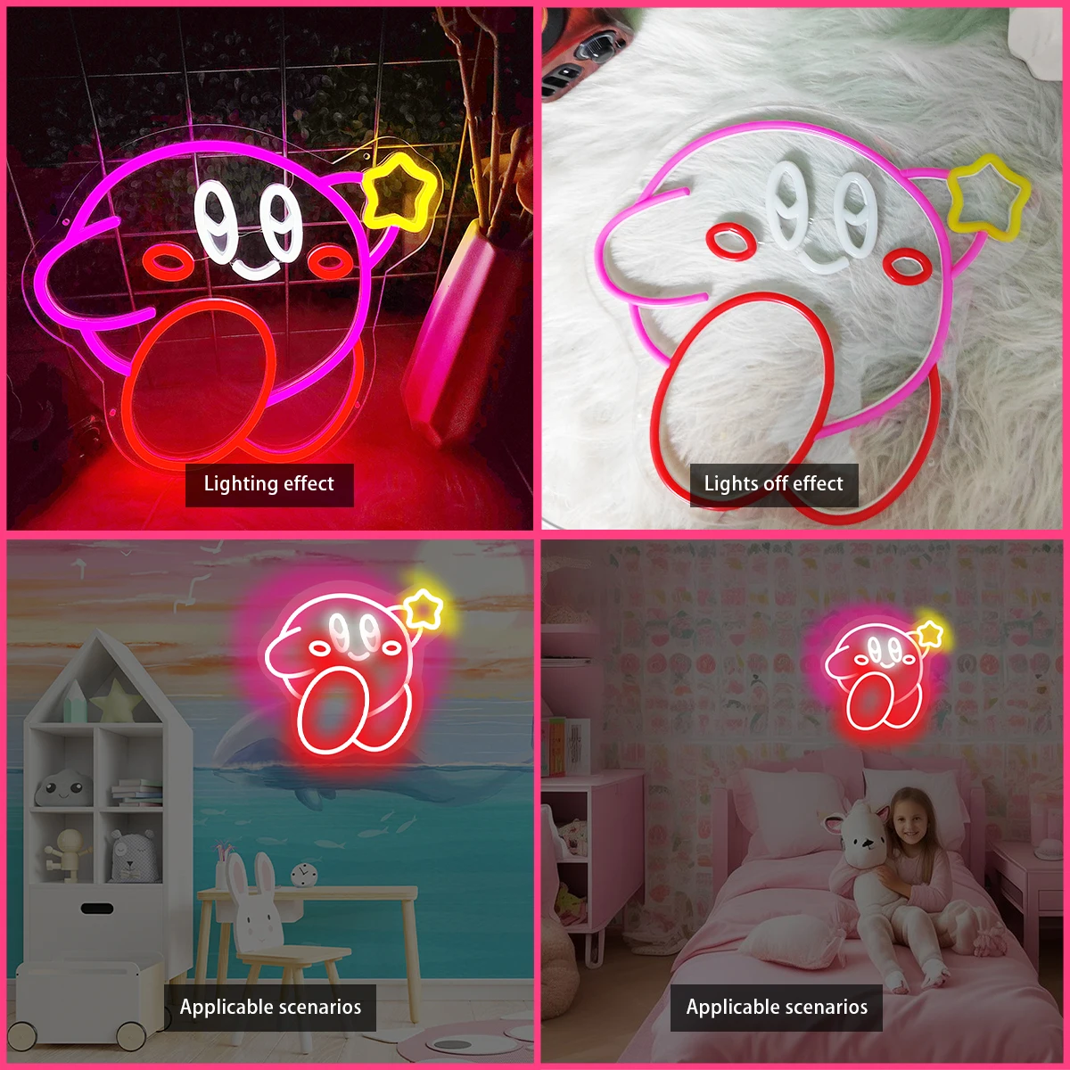 Star Picking Man Neon Light USB Powered Dimmable LED Neon Light Suitable for Wall Decoration Festival Neon Light