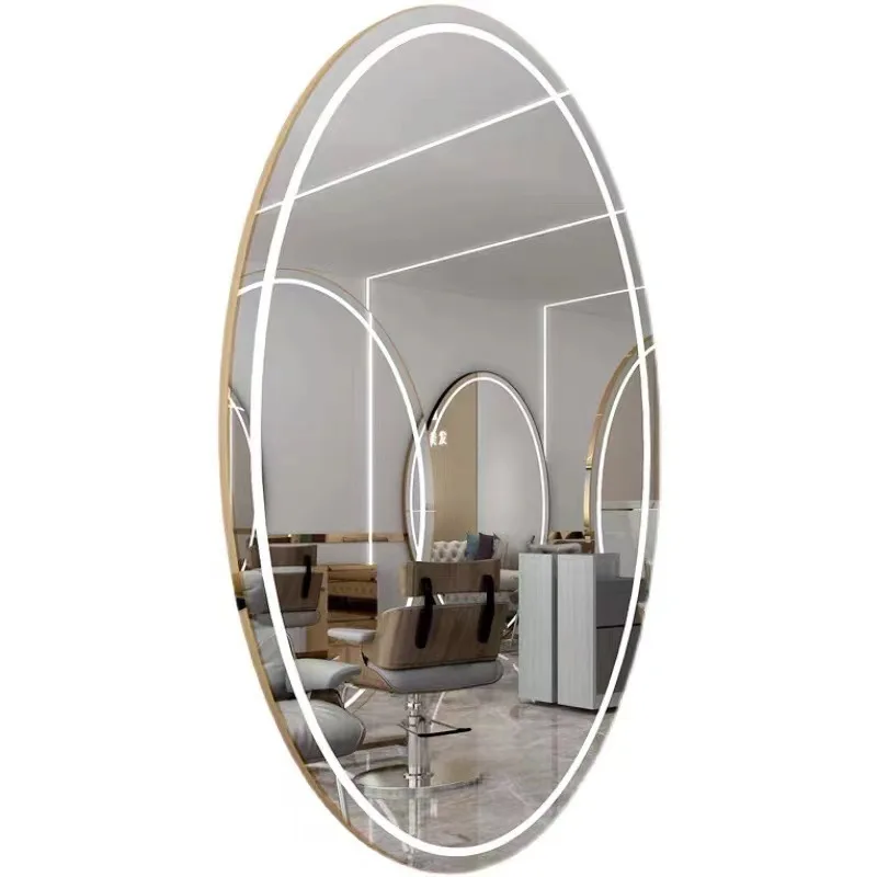 Large Wall Decorative Mirror Nordic Living Room Cosmetic Round Floor Decorative Mirror Full Body Espejo Redondo Home Decor