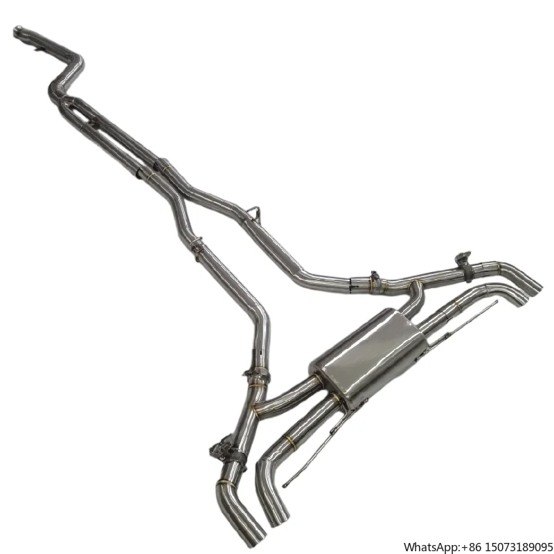 

Stainless Steel Exhaust System for X5 G05 X6 G06 N63 4.4T Valved Catback with Remote Control