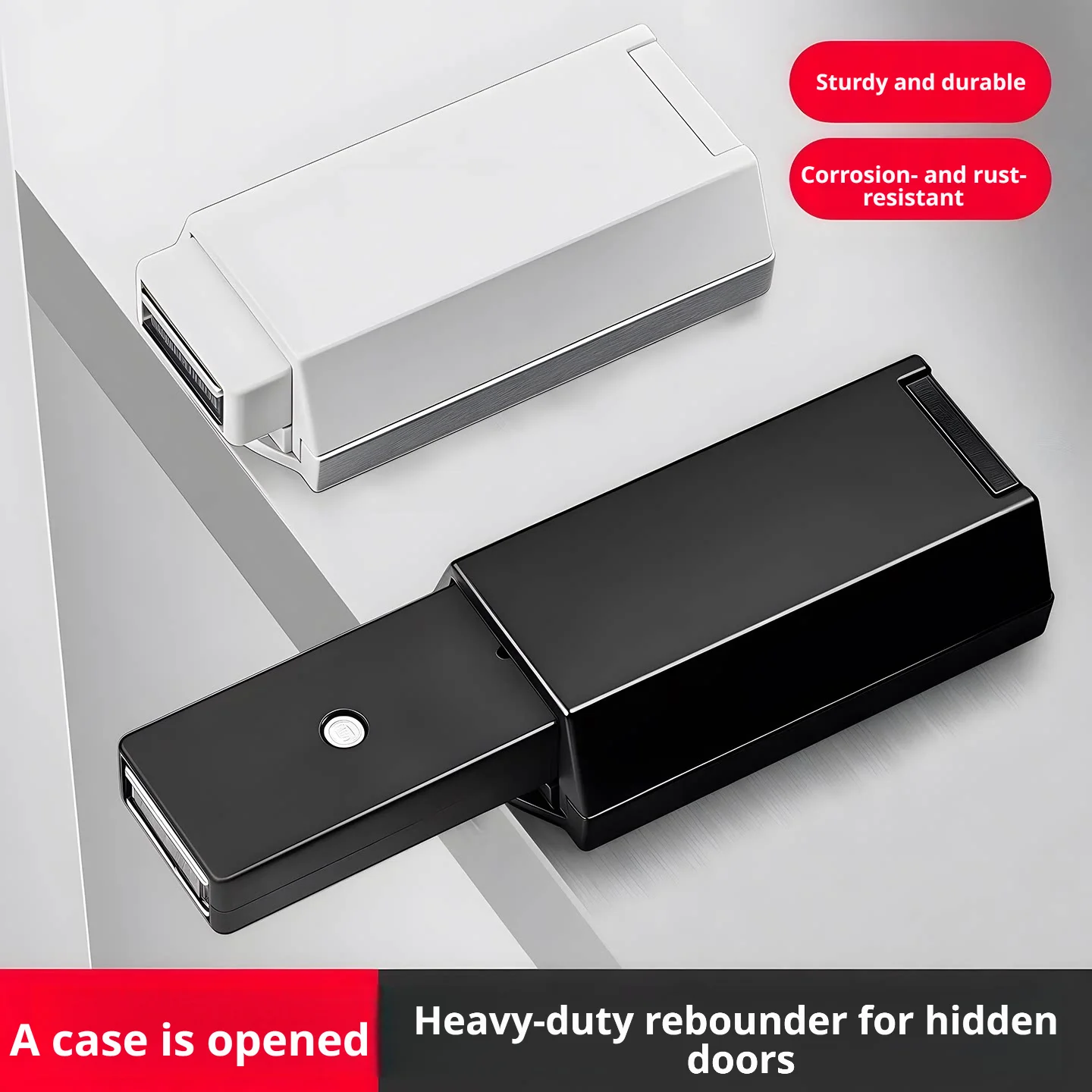 Heavy Duty Push to Open Cabinet Catches for Hidden Door Handle Replacement Magnetic Door Catch Lock Door Closer Hardware