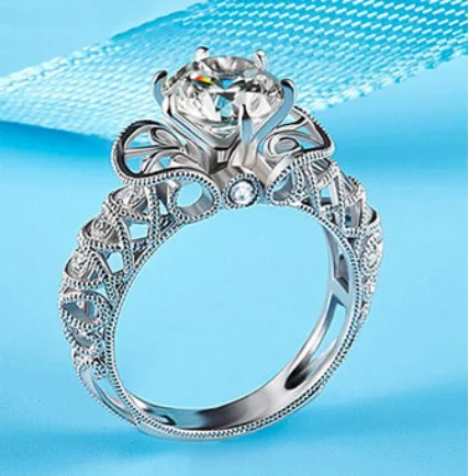 Romantische 925 Sterling Zilveren Infinity Love Forever Cirkel Ronde Cz Vinger Ring Voor Vrouwen Bruiloft Holle Sieraden