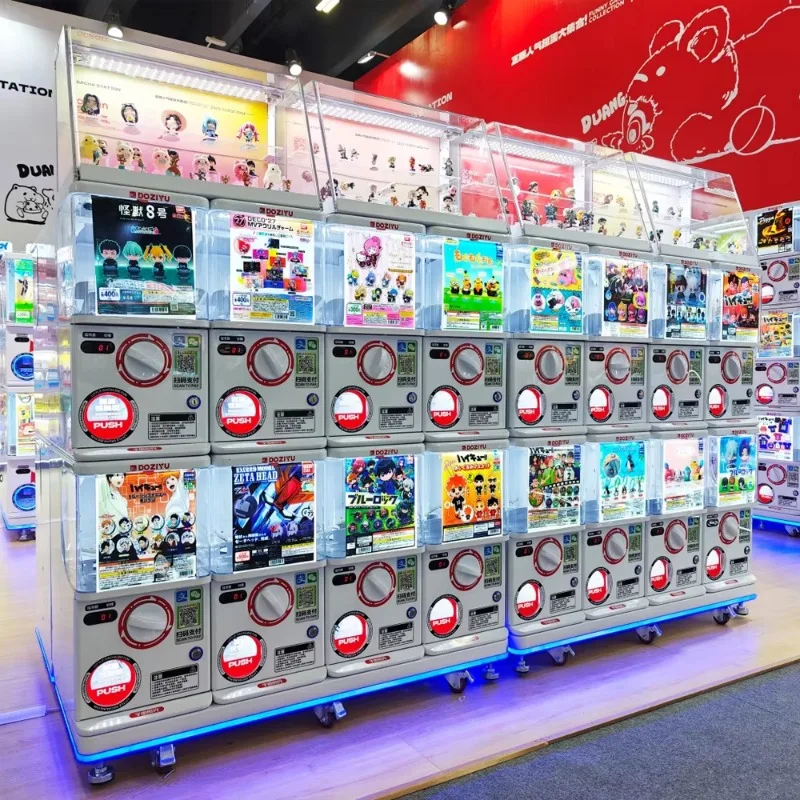 Latest Capsule Toys Vending Machine Mini Gachapon Machine for  Toys Vending with Display