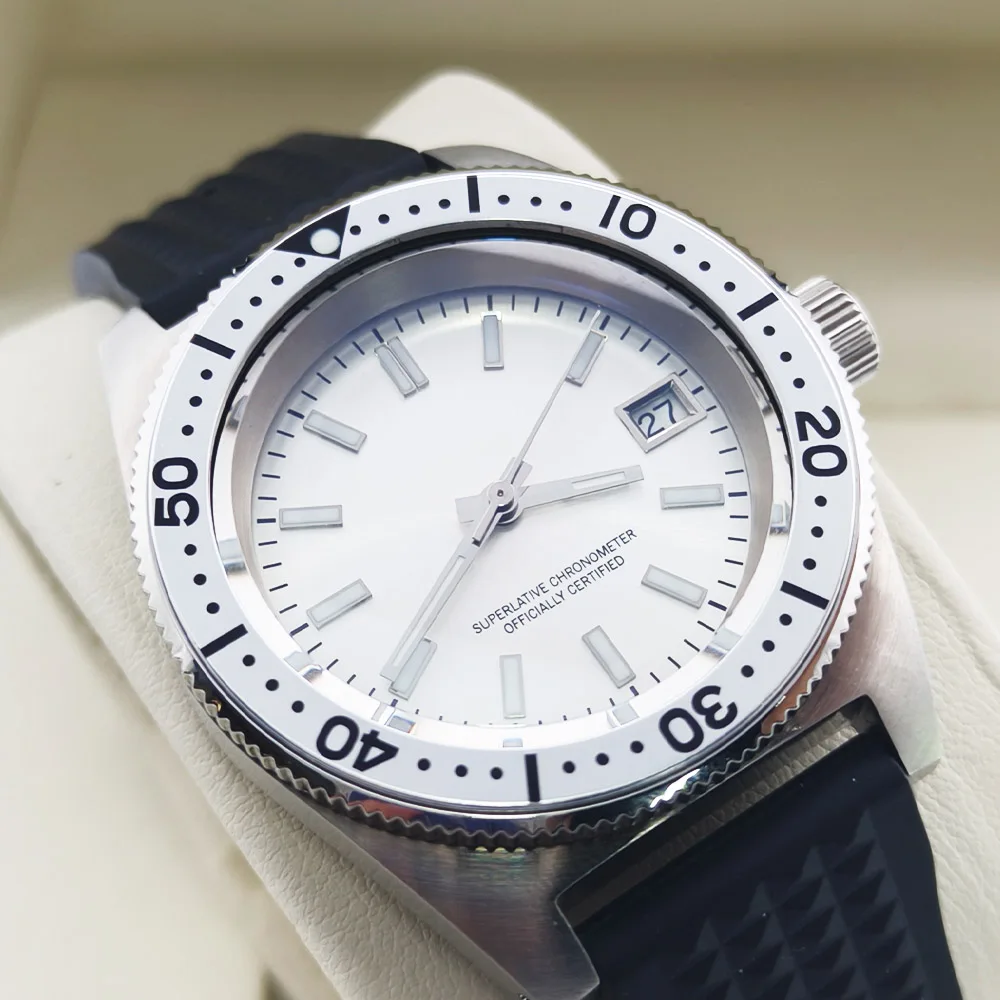 Diving Watch NH35 Automatic Mechanical Men Watches Japan NH35 Movement Sapphire Glass 316L Stainless Steel Luminous Dial